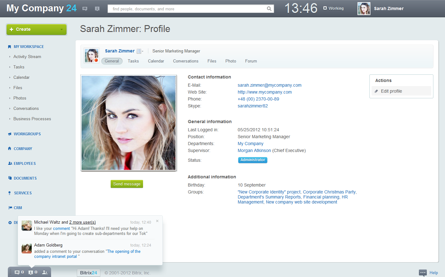 user-profile-page-template-free-